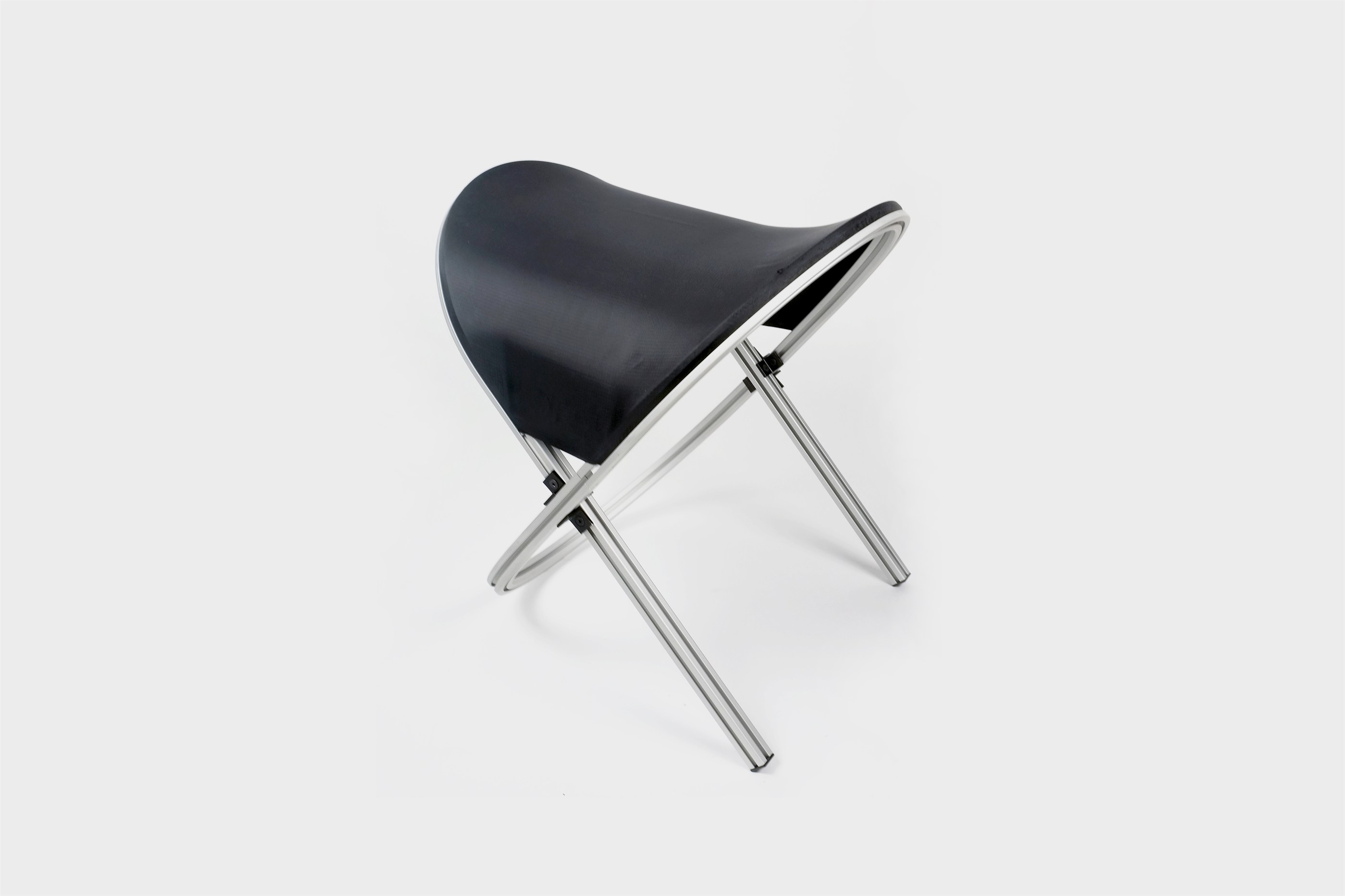 A.P.B | Aluminium Profile Bending — Furniture, Low stool designed by Taehun Ko, Self-initiated, 2014