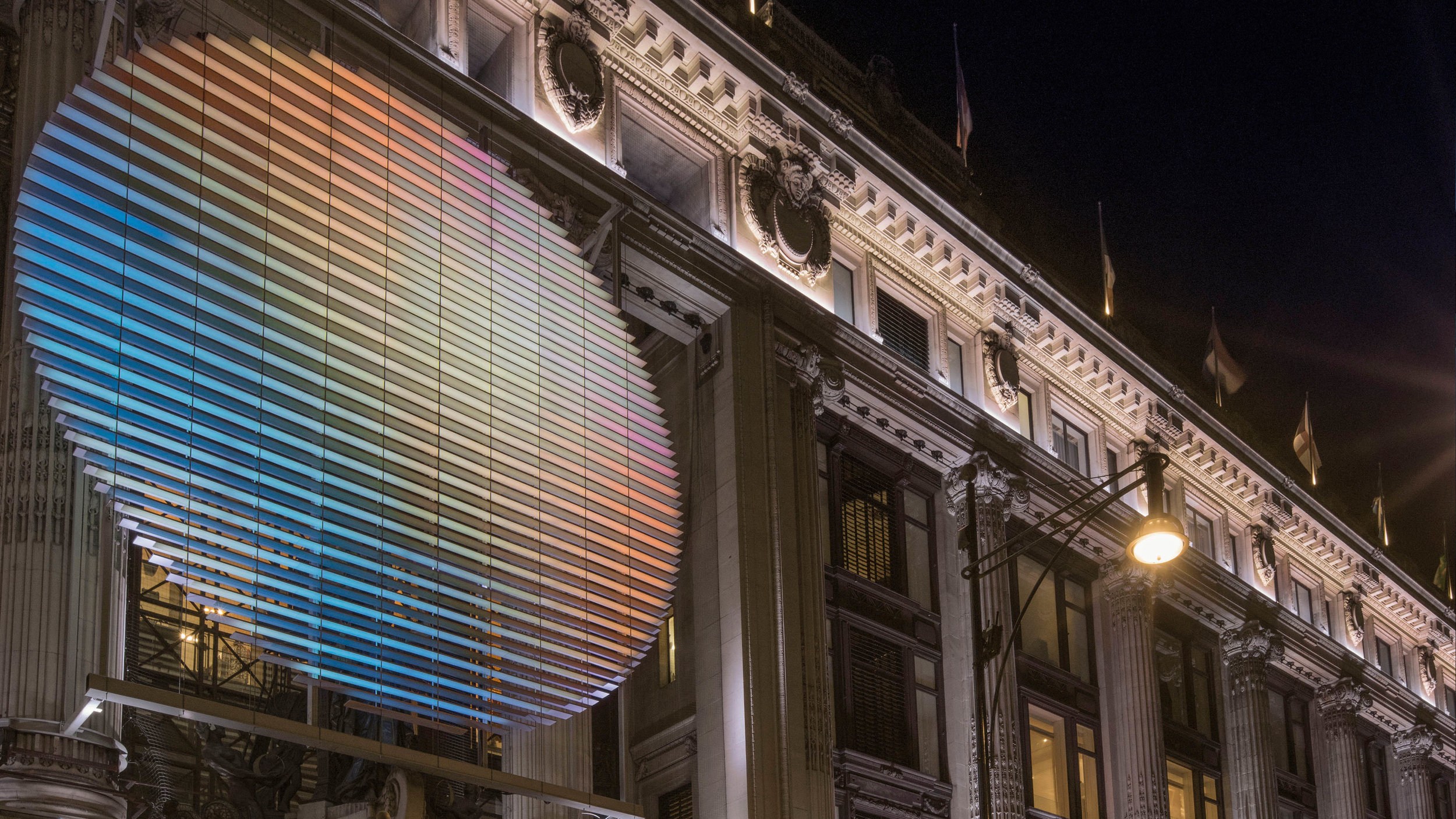 A Distant Light — Light Installation designed by Taehun Ko, UVA, Selfridges and Co., 2014