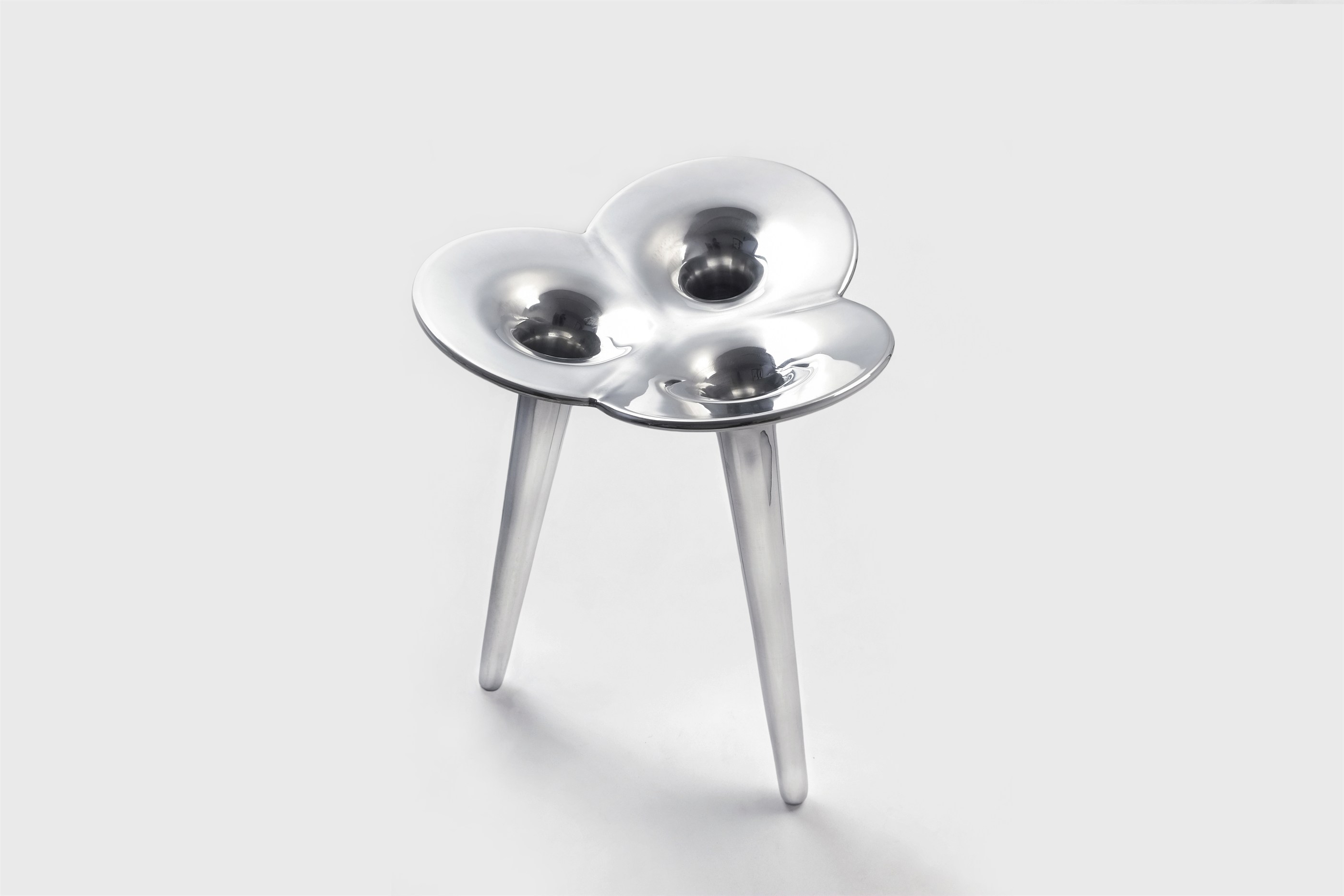 E.M.S | Extreme Metal Spinning — Furniture, Low Stool designed by Taehun Ko, Self-initiated, 2014