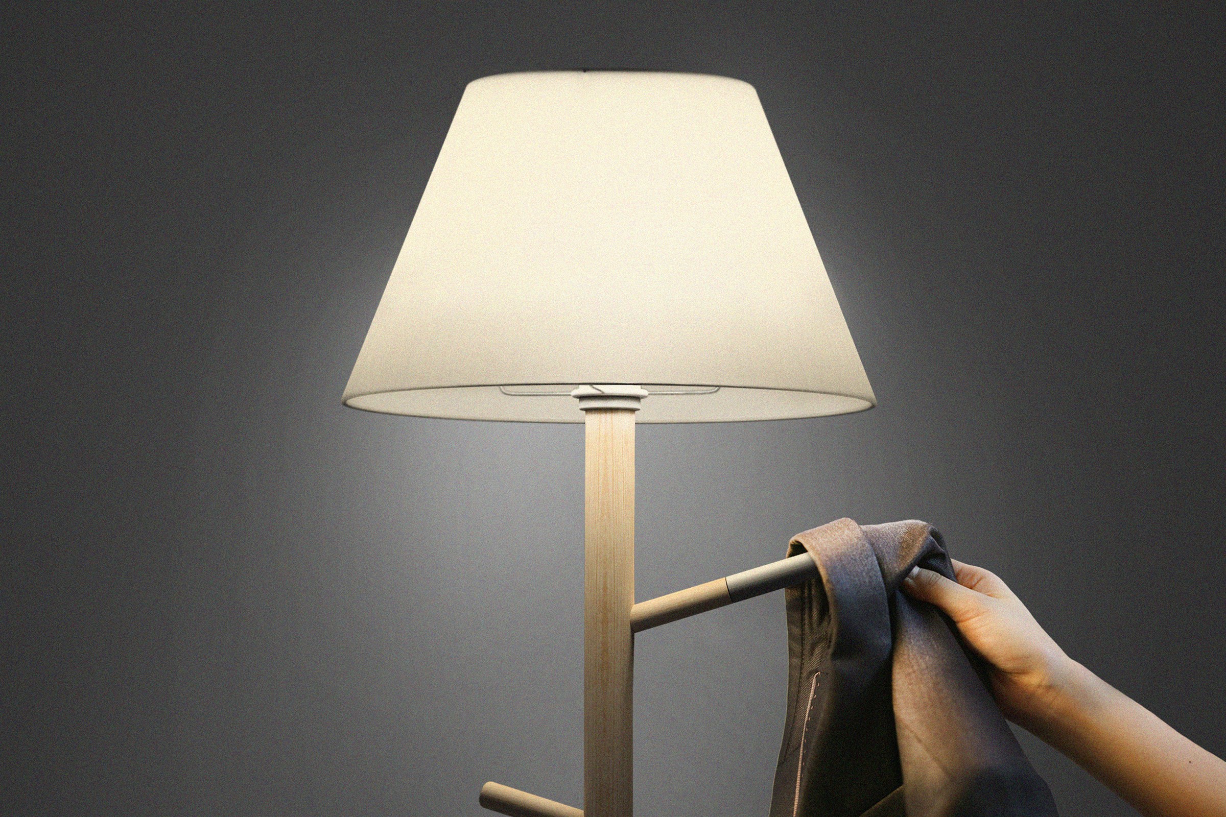 I'm Home — Floor Lamp-hanger designed by Taehun Ko, Self-initiated, 2010