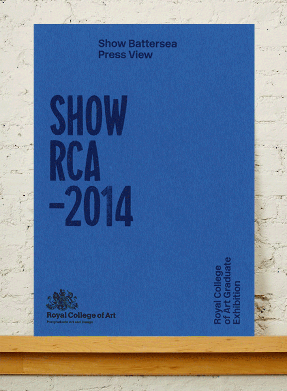 Show RCA 2014 exhibition poster